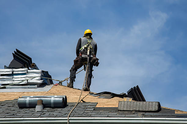 Professional Roofing technician working in North Fork, AZ